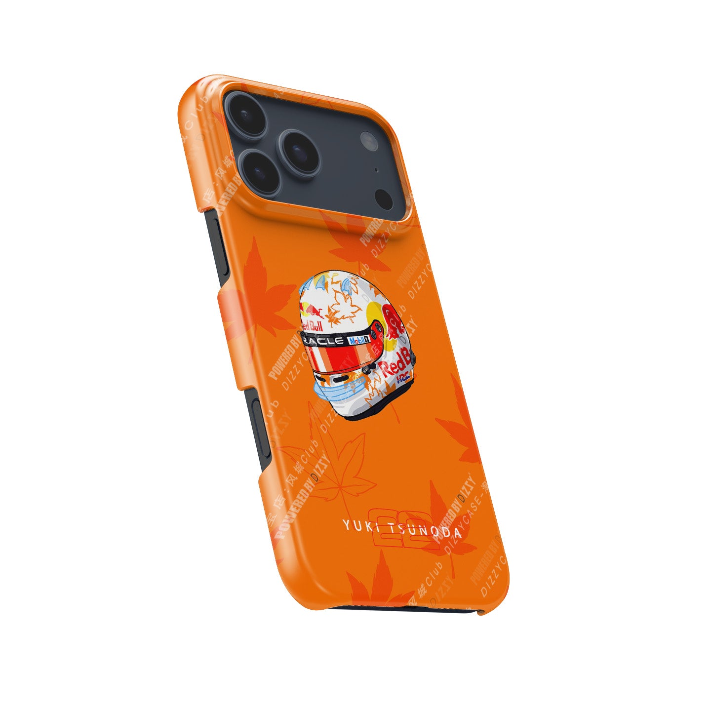 Yuki Tsunoda 2025 Helmet Phone Case – F1 Racing Livery (For iPhone)