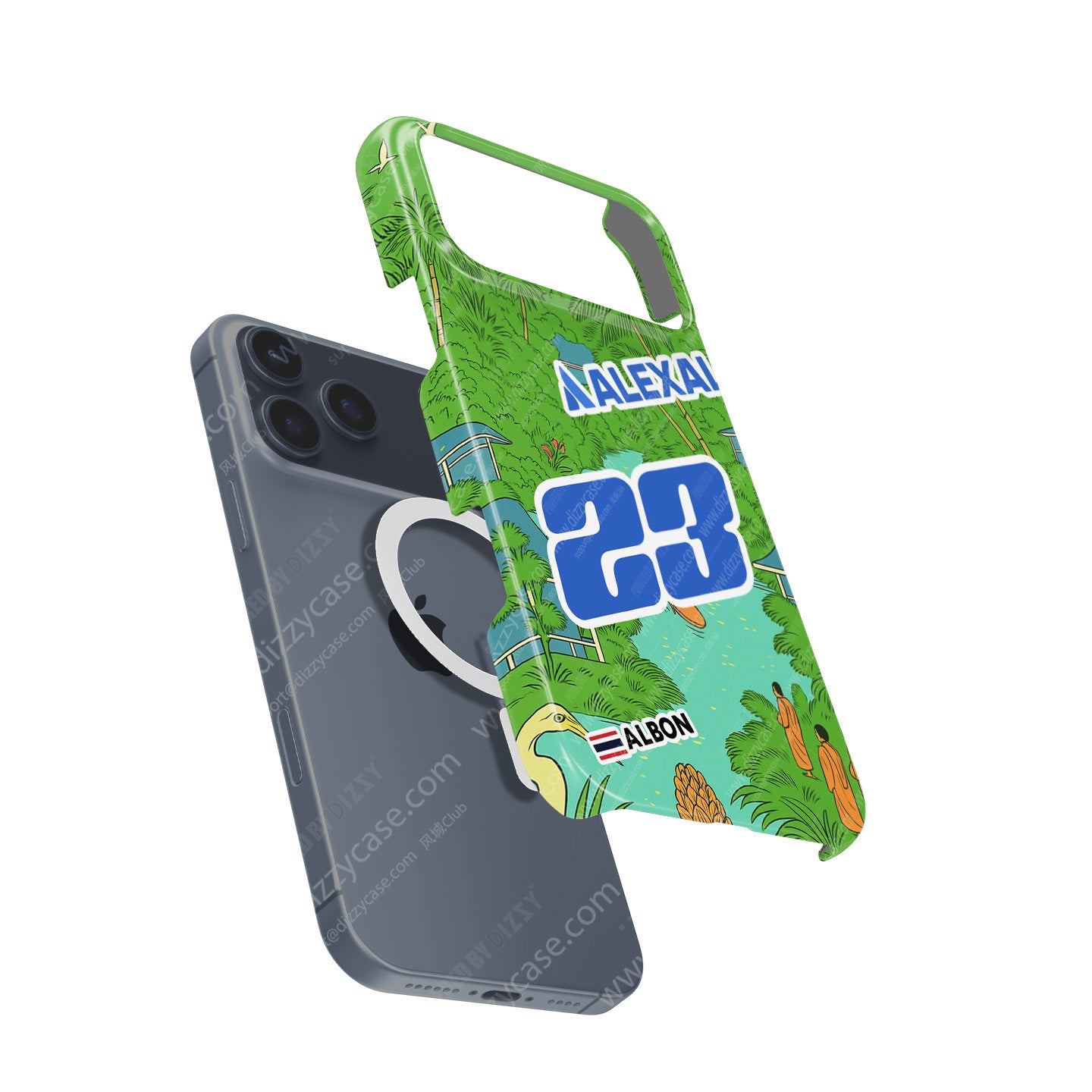 Alex Albon 2025 Singapore GP Helmet iPhone Case – UNICEF Charity Edition