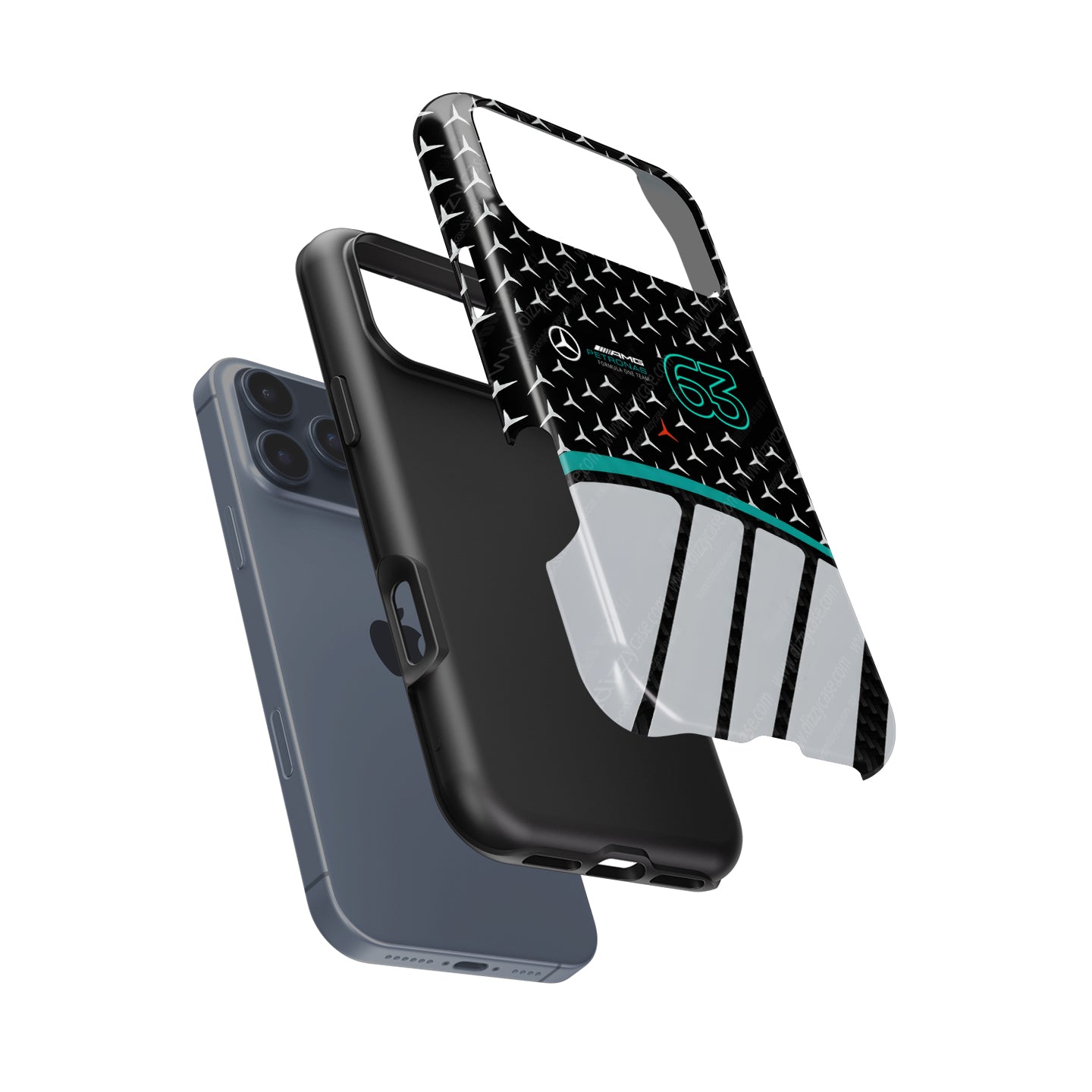 George Russell #63 Mercedes F1 W17 2026 Livery - iPhone Case