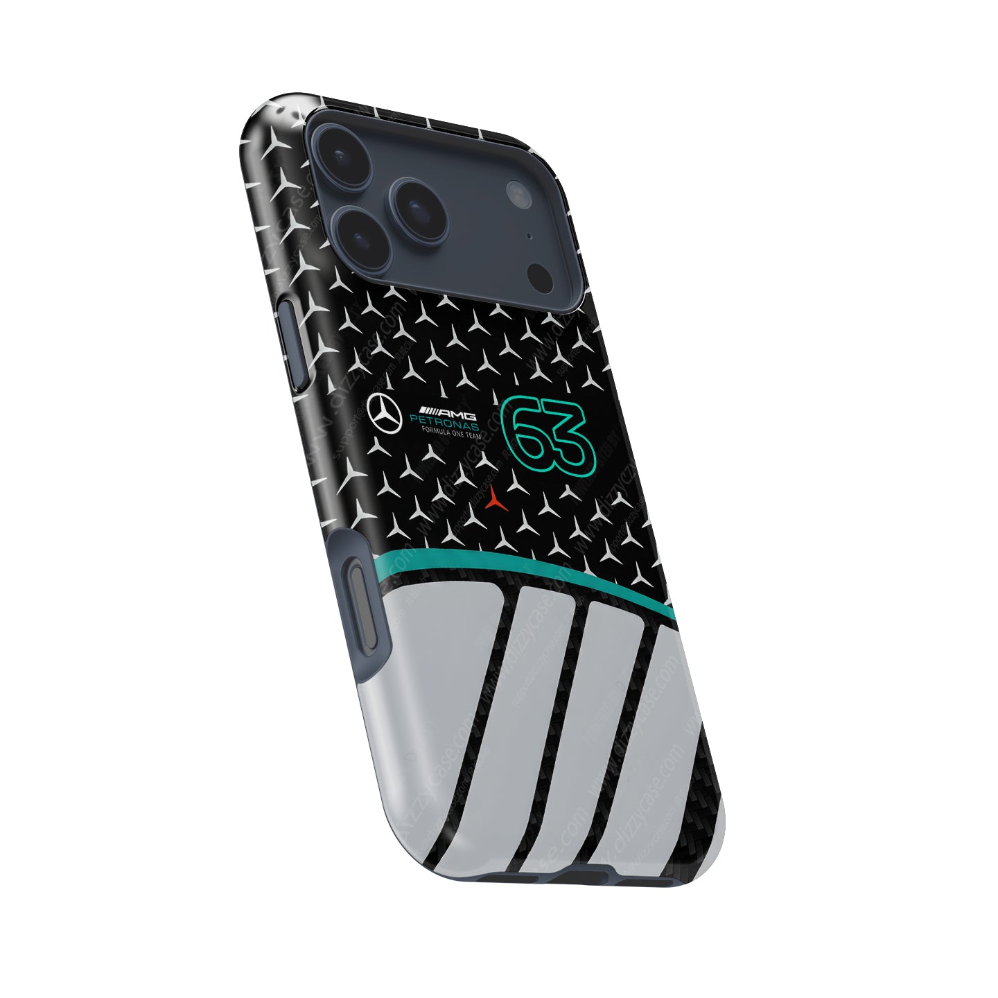 George Russell #63 Mercedes F1 W17 2026 Livery - iPhone Case