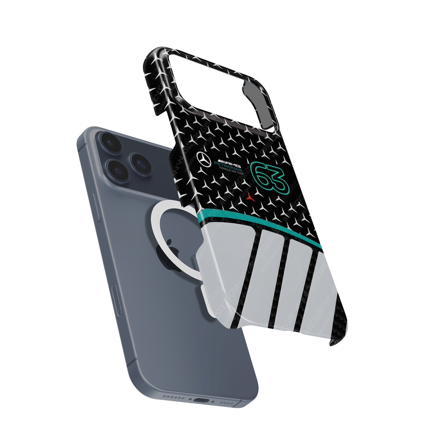George Russell #63 Mercedes F1 W17 2026 Livery - iPhone Case