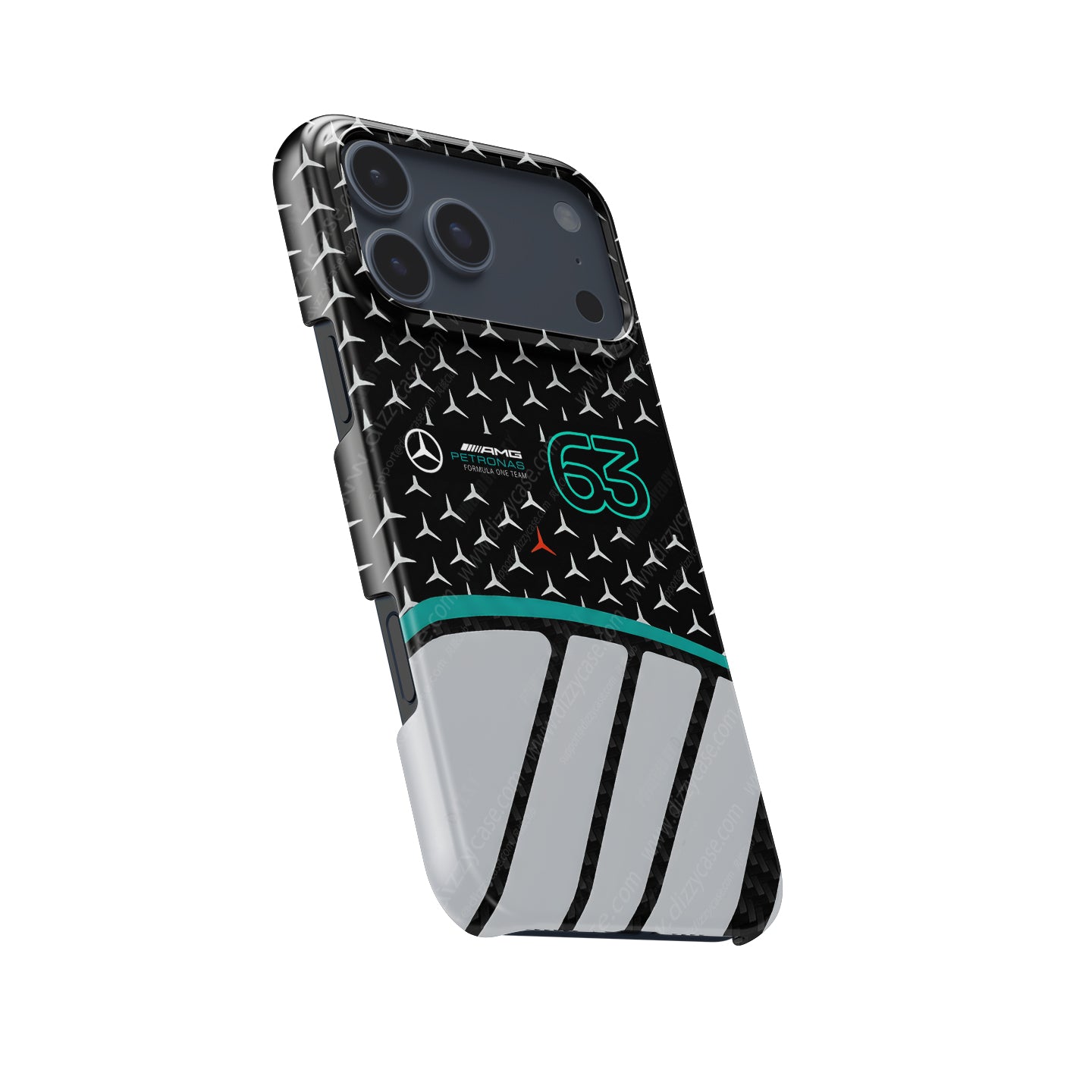 George Russell #63 Mercedes F1 W17 2026 Livery - iPhone Case
