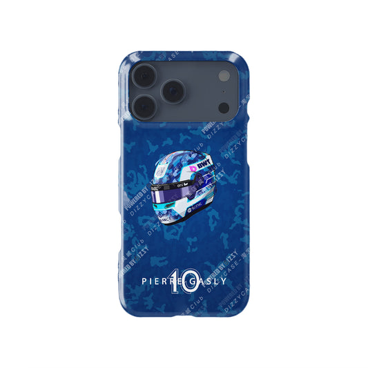 Pierre Gasly 2025 Helmet Phone Case – French Heritage Edition for iPhone (Alpine Edition)