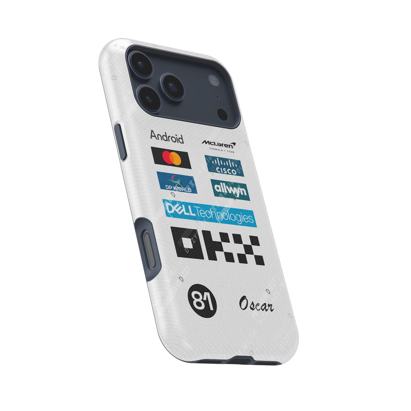 Oscar Piastri 2025 Monaco GP Phone Case – McLaren White Race Suit Edition (For iPhone) | DIZZY CASE