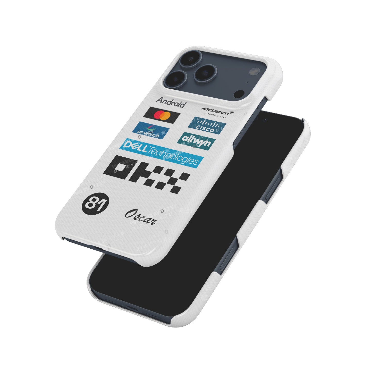 Oscar Piastri 2025 Monaco GP Phone Case – McLaren White Race Suit Edition (For iPhone) | DIZZY CASE