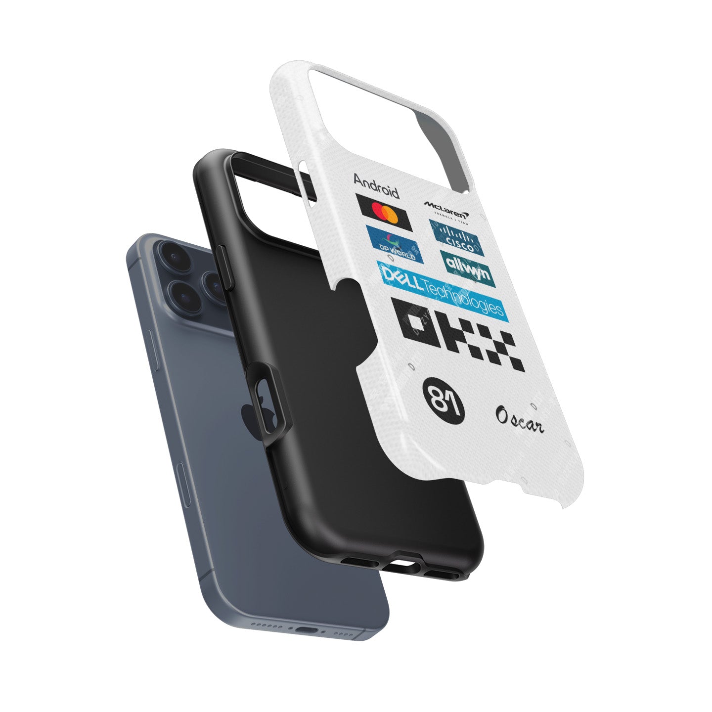 Oscar Piastri 2025 Monaco GP Phone Case – McLaren White Race Suit Edition (For iPhone) | DIZZY CASE