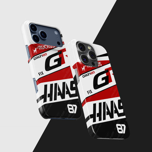 Oliver Bearman #87 Haas x Toyota GR 2026 Livery - iPhone Case