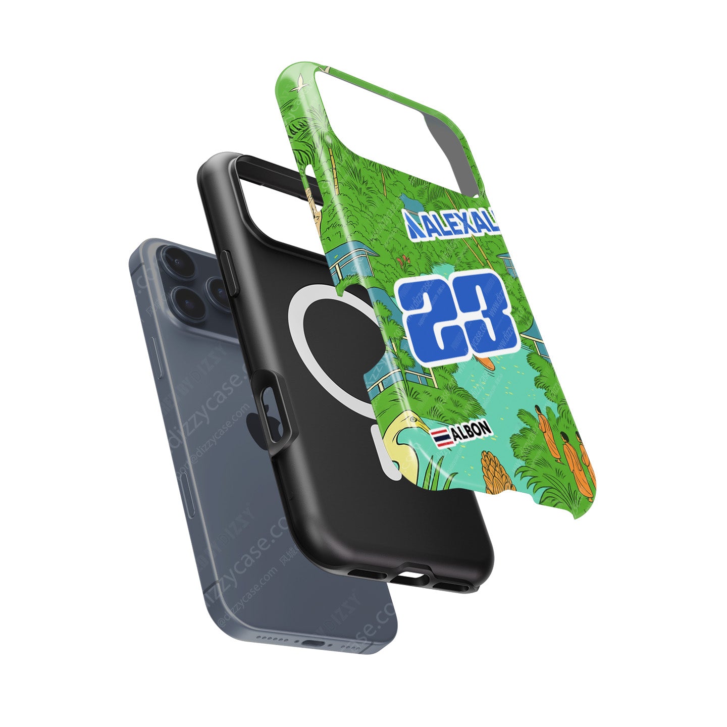 Alex Albon 2025 Singapore GP Helmet iPhone Case – UNICEF Charity Edition