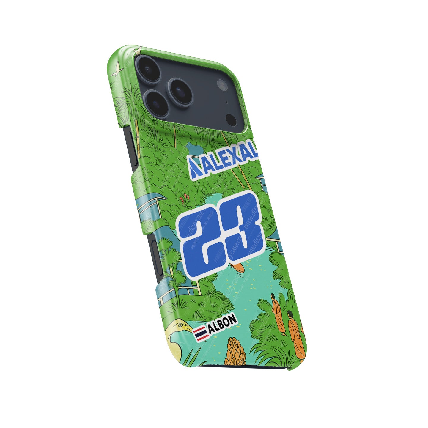 Alex Albon 2025 Singapore GP Helmet Google Phone Case – UNICEF Charity Edition for & More