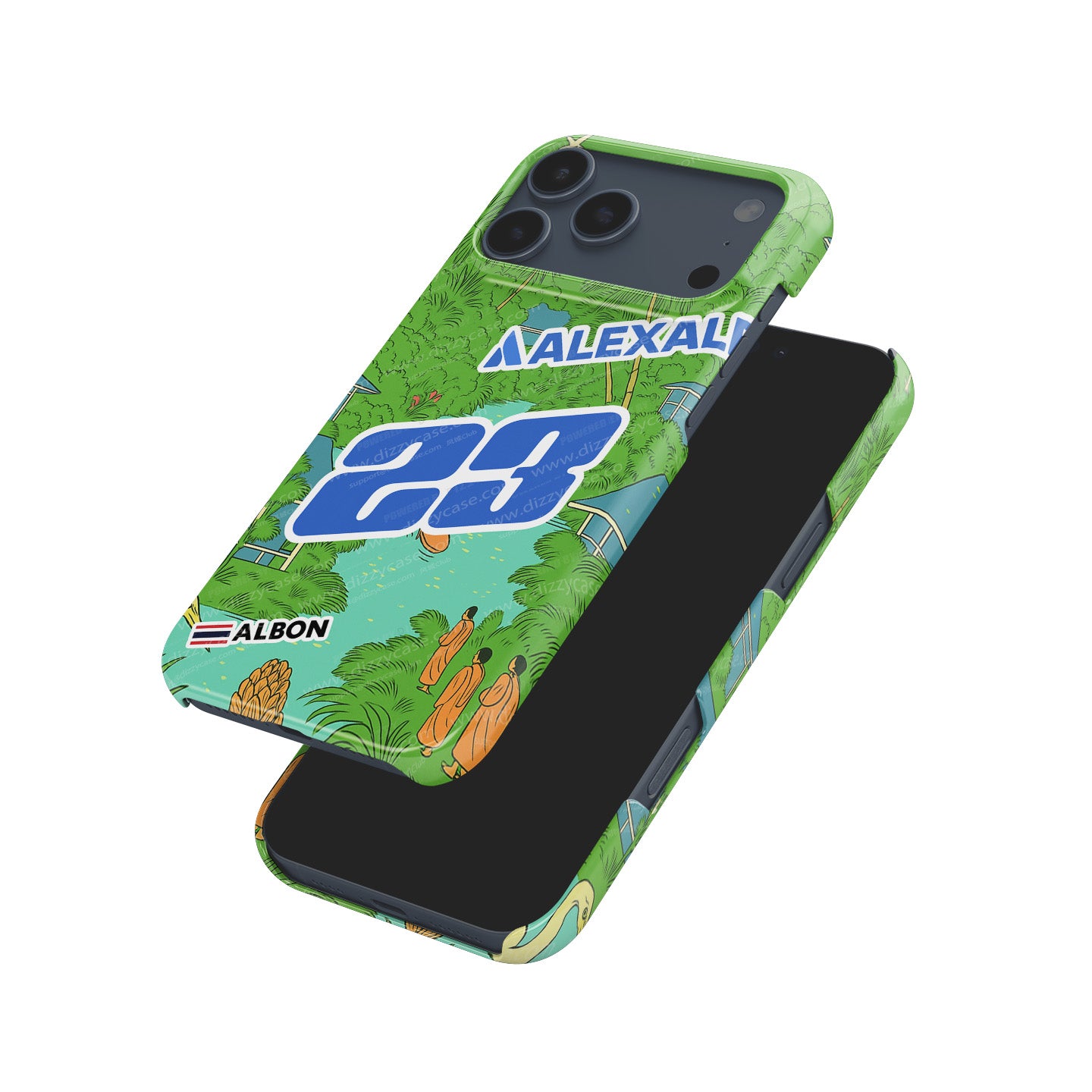Alex Albon 2025 Singapore GP Helmet iPhone Case – UNICEF Charity Edition