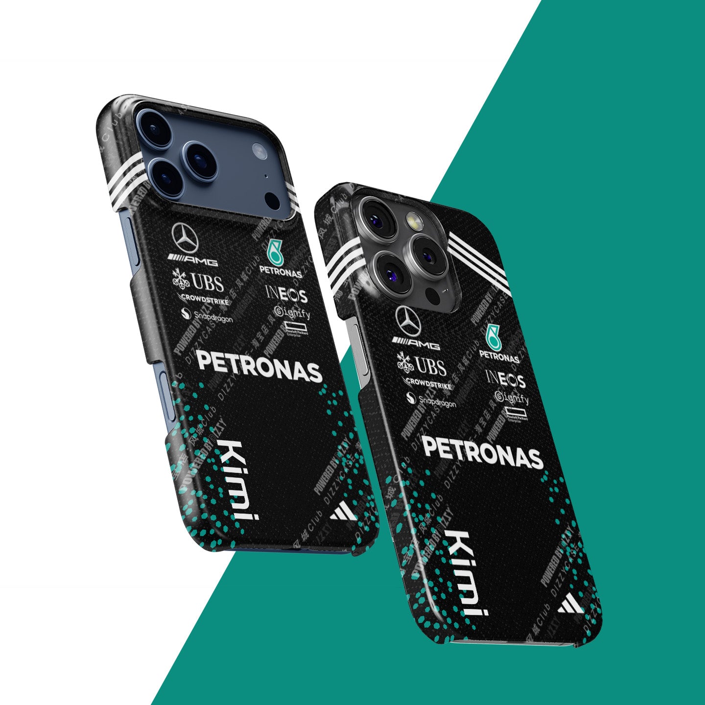 Kimi Antonelli 2025 Mercedes F1 Race Suit Phone Case – AMG Petronas Edition | DIZZY CASE