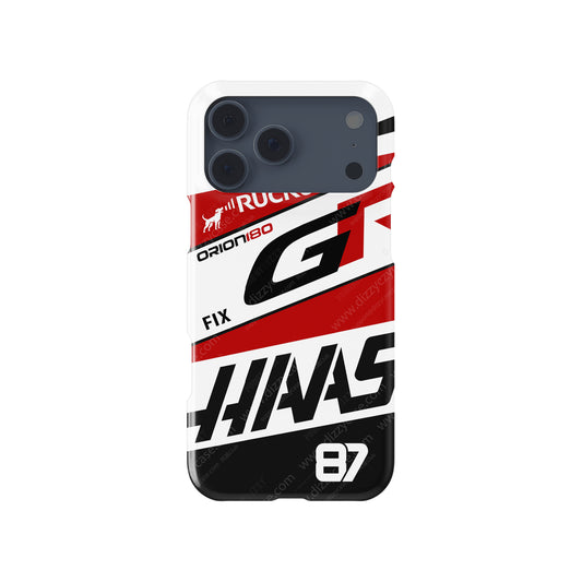 Oliver Bearman #87 Haas x Toyota GR 2026 Livery - iPhone Case