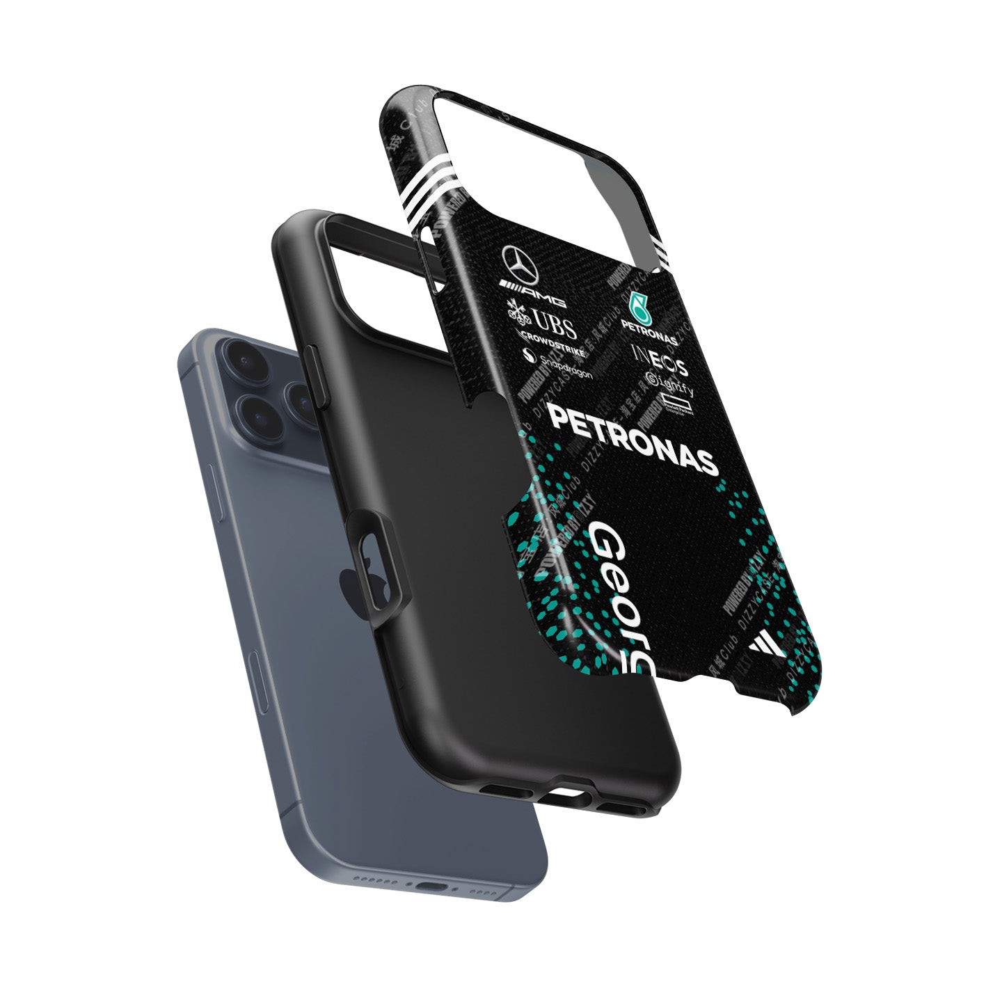 George Russell 2025 Mercedes F1 Race Suit Phone Case – AMG Petronas Edition | DIZZY CASE