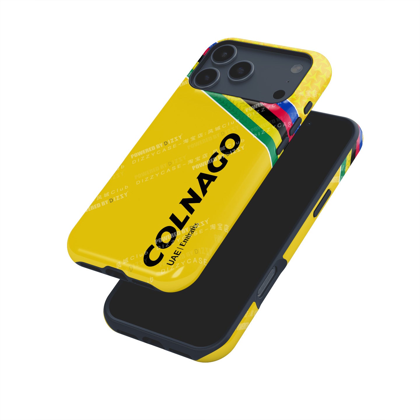 Pogačar 2025 Tour de France Colnago Y1RS Phone Case – Yellow Victory Edition (for iPhone)