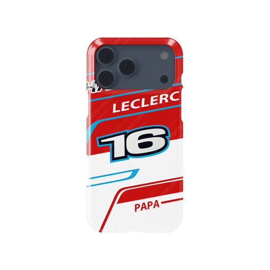 Charles Leclerc 2026 Helmet Livery - iPhone Case