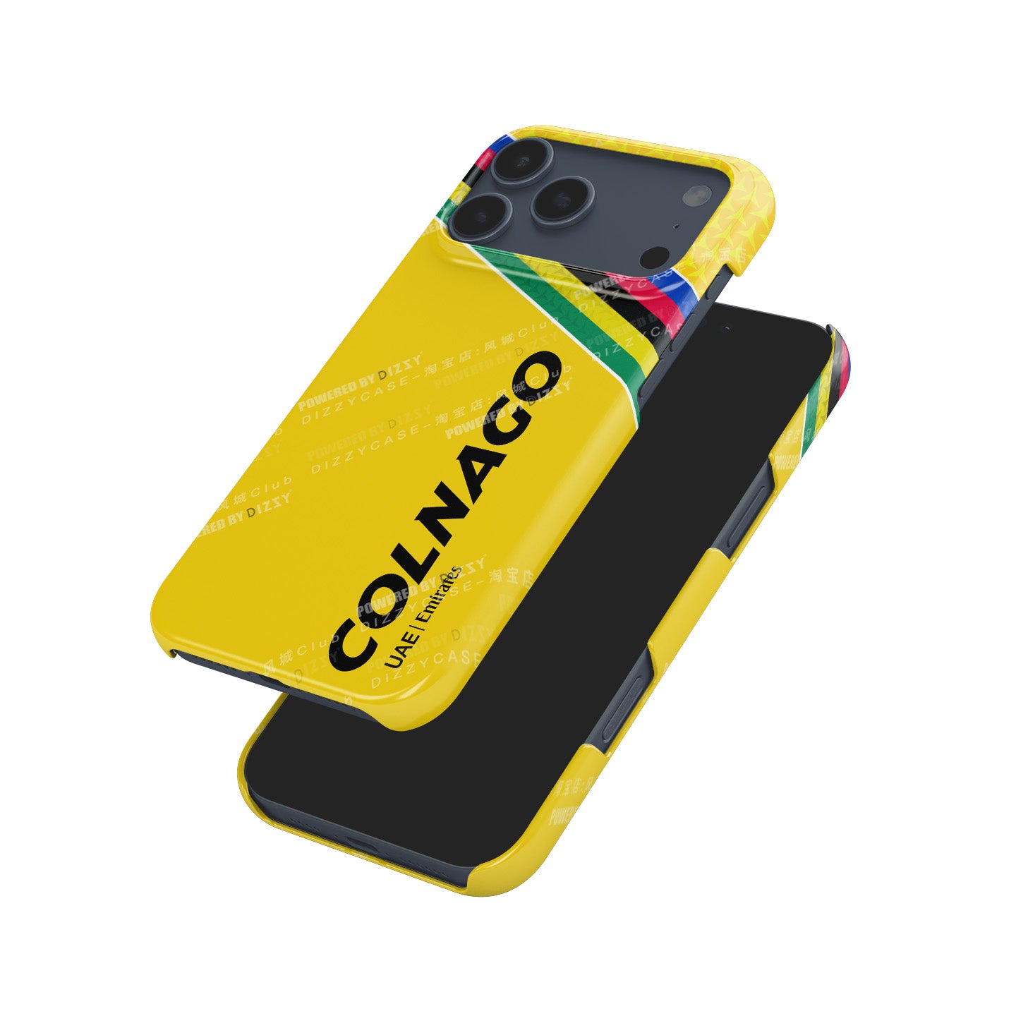 Pogačar 2025 Tour de France Colnago Y1RS Phone Case – Yellow Victory Edition (for iPhone)