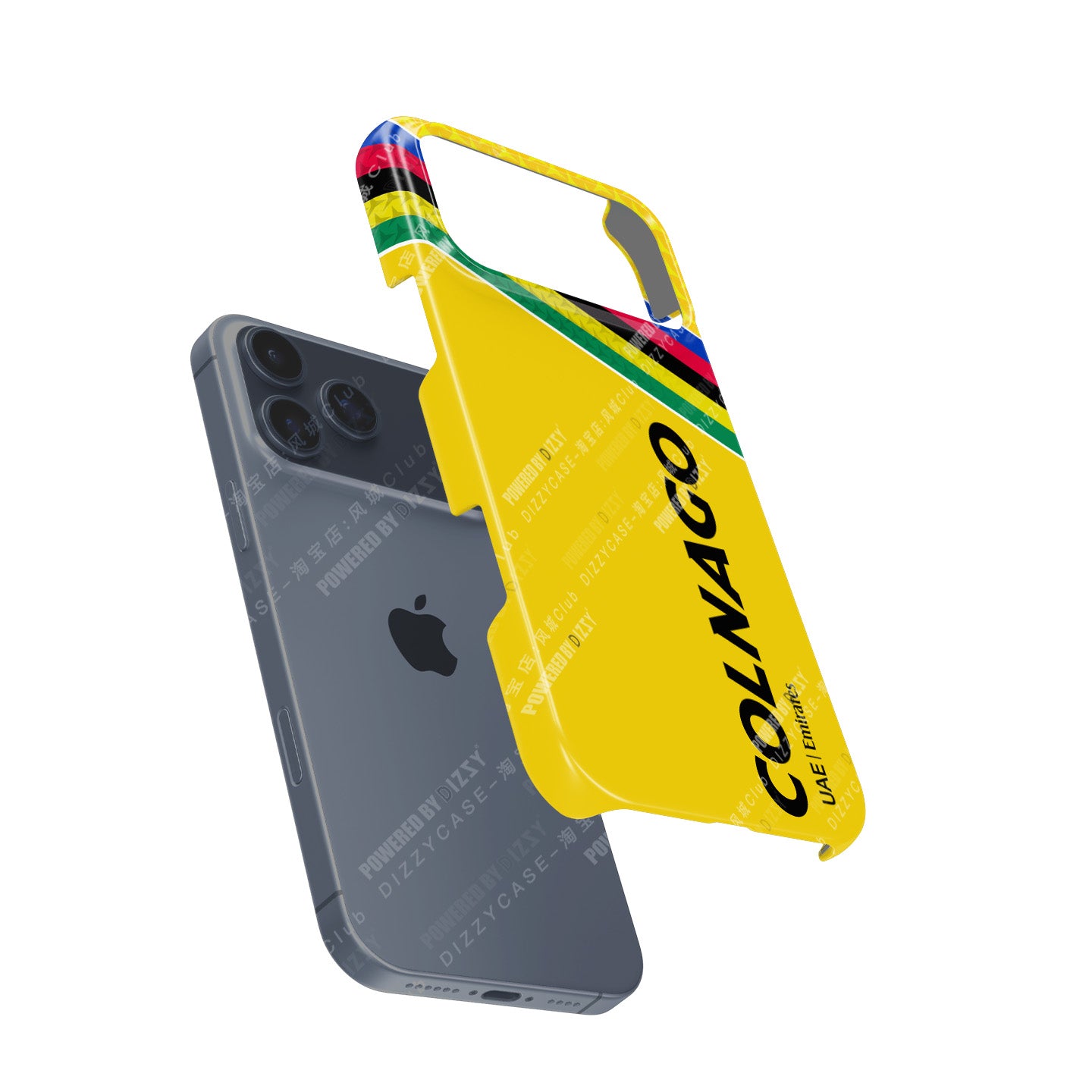 Pogačar 2025 Tour de France Colnago Y1RS Phone Case – Yellow Victory Edition (for iPhone)