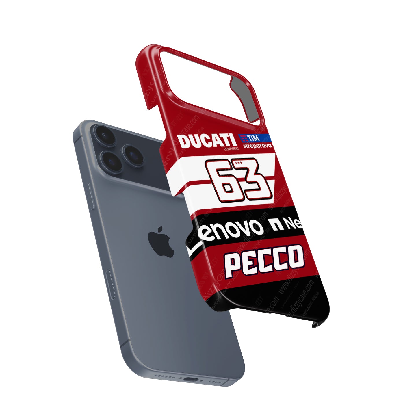 Pecco Bagnaia #63 Ducati Lenovo 2026 Livery - iPhone Case