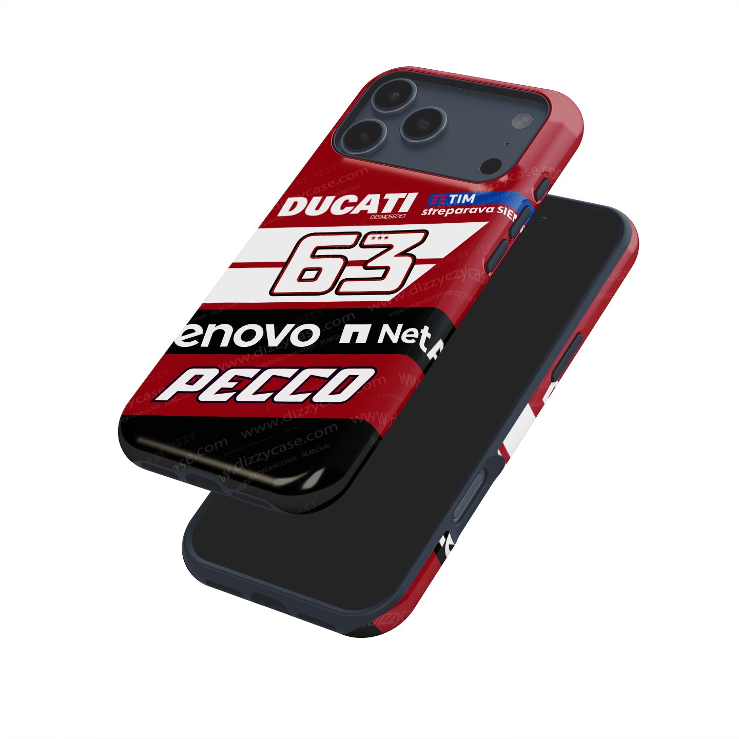 Pecco Bagnaia #63 Ducati Lenovo 2026 Livery - iPhone Case