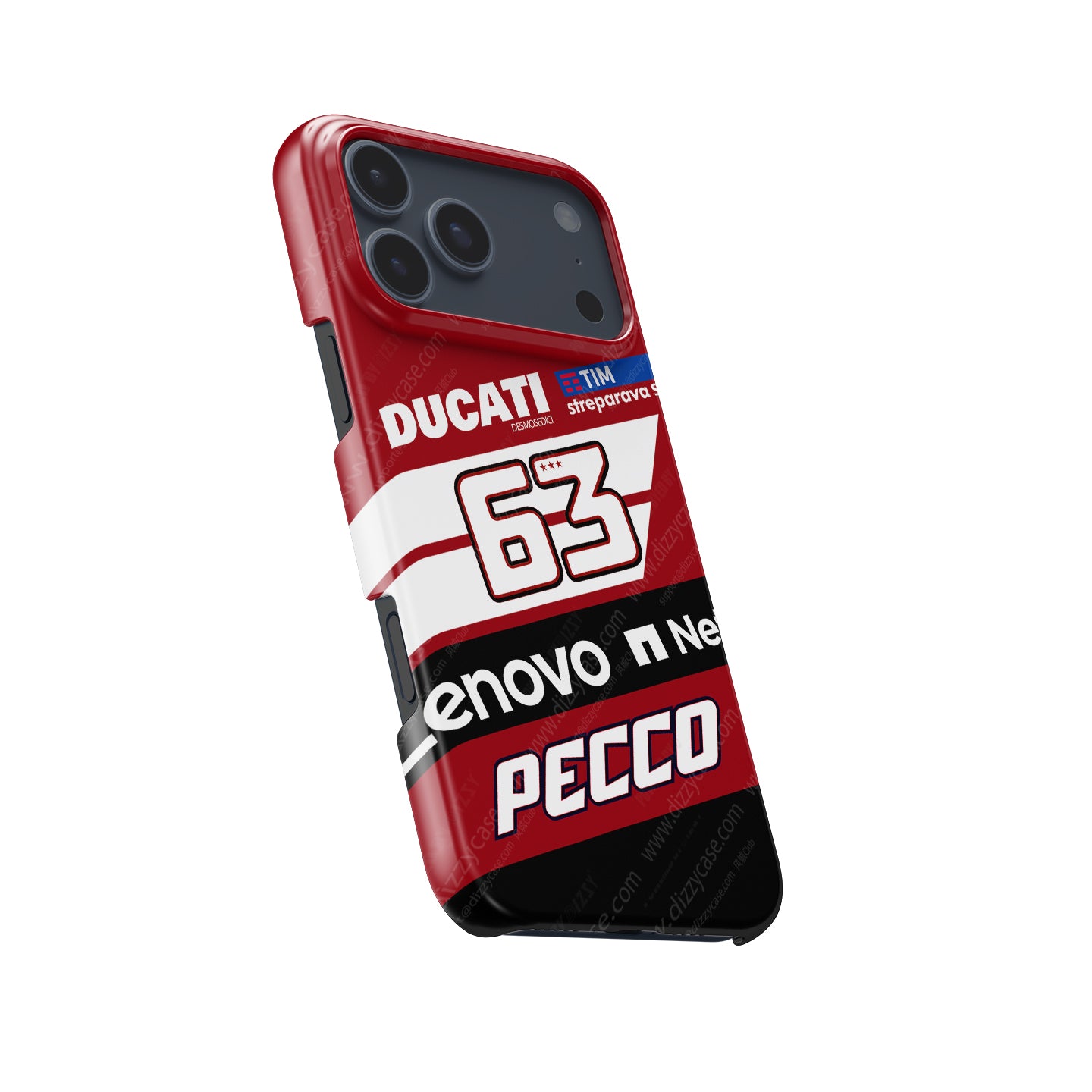 Pecco Bagnaia #63 Ducati Lenovo 2026 Livery - iPhone Case