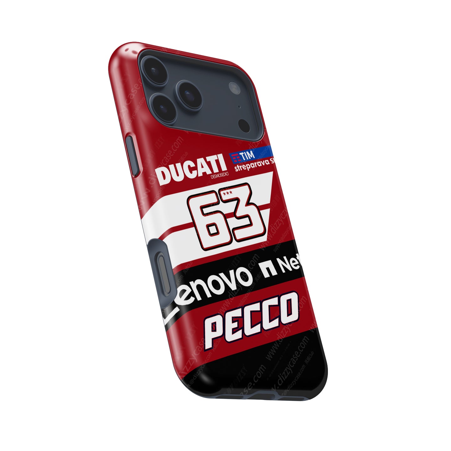 Pecco Bagnaia #63 Ducati Lenovo 2026 Livery - iPhone Case