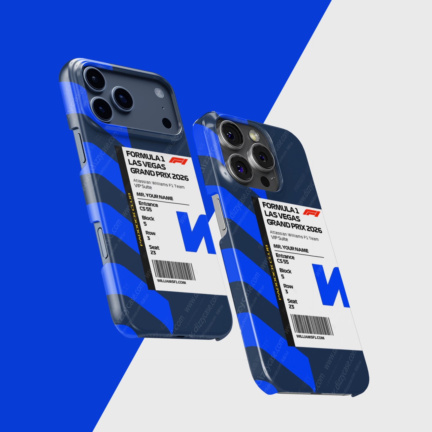 Williams Racing VIP Pass iPhone Case - Las Vegas 2026 | DIZZY CASE