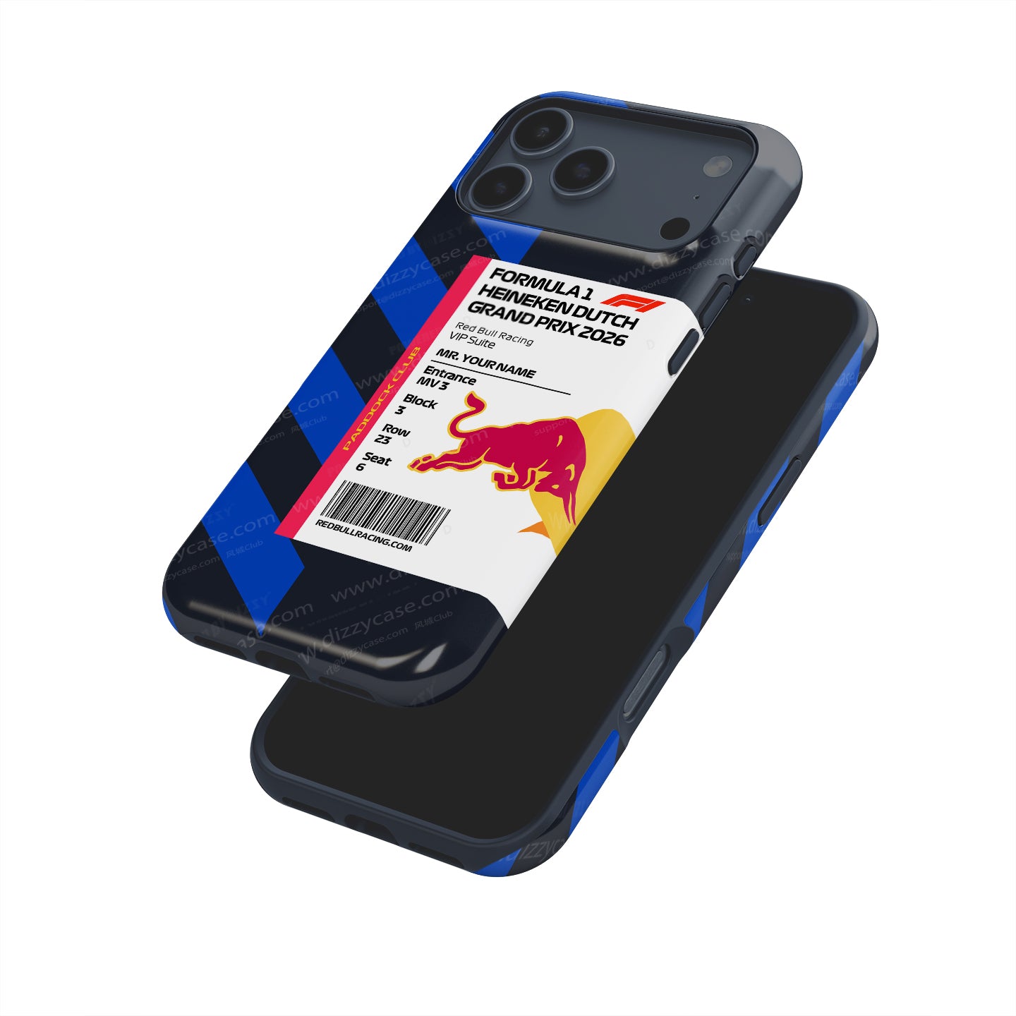 Red Bull VIP Pass iPhone Case - Dutch GP 2026 | DIZZY CASE