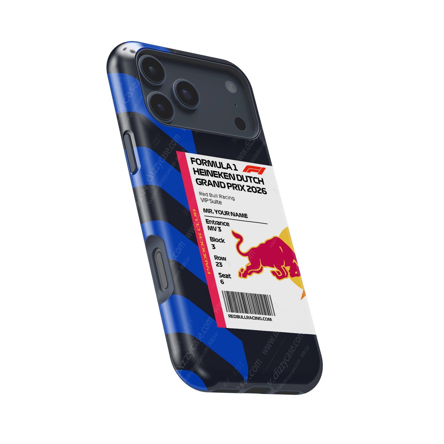 Red Bull VIP Pass iPhone Case - Dutch GP 2026 | DIZZY CASE