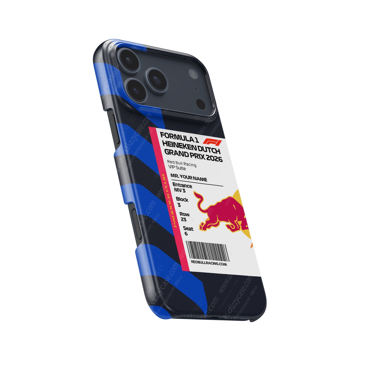 Red Bull VIP Pass iPhone Case - Dutch GP 2026 | DIZZY CASE