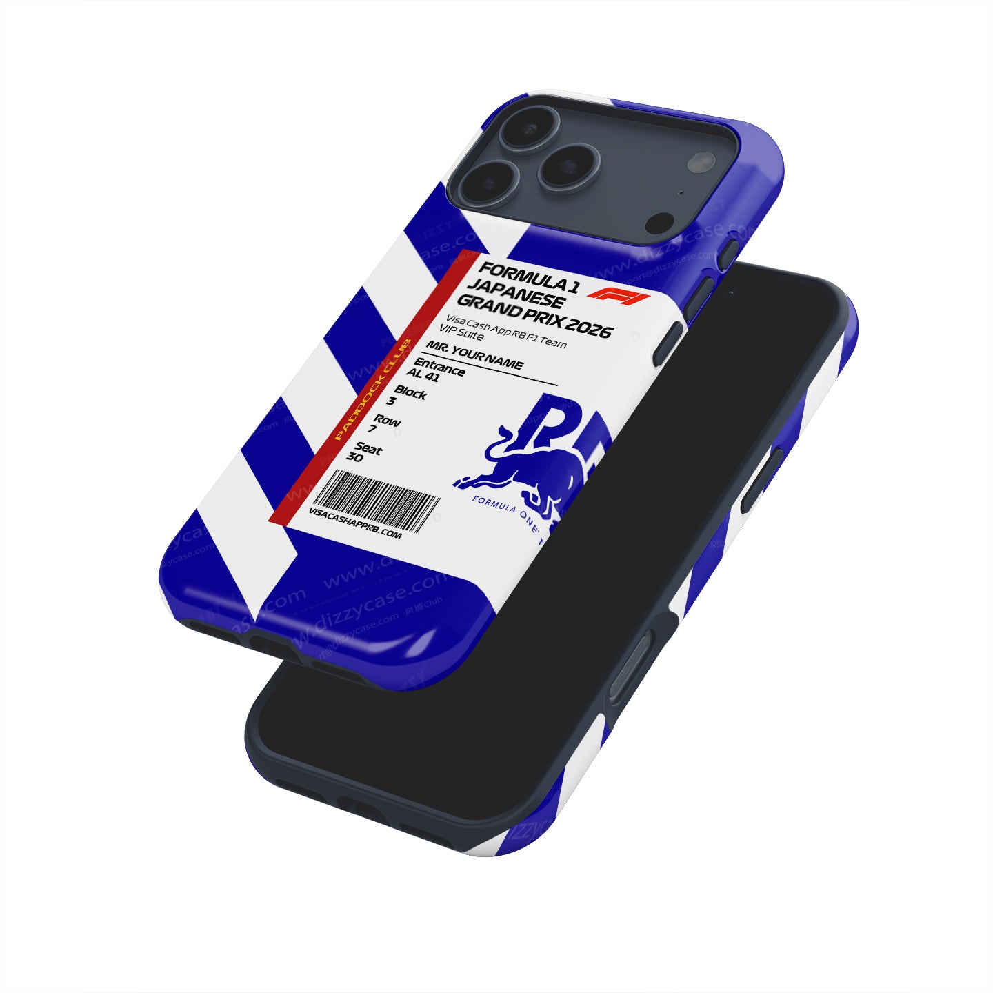 Custom VCARB VIP Case | Personalized F1 Ticket Cover – DIZZY CASE