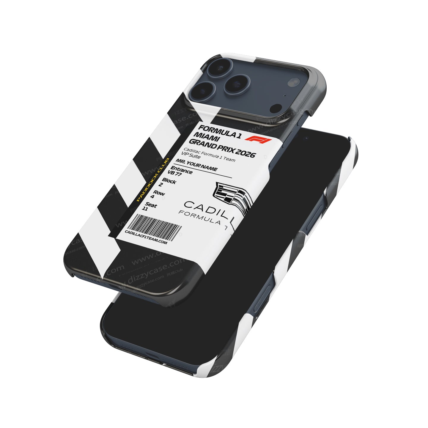 Cadillac VIP Pass iPhone Case - Miami 2026 | DIZZY CASE