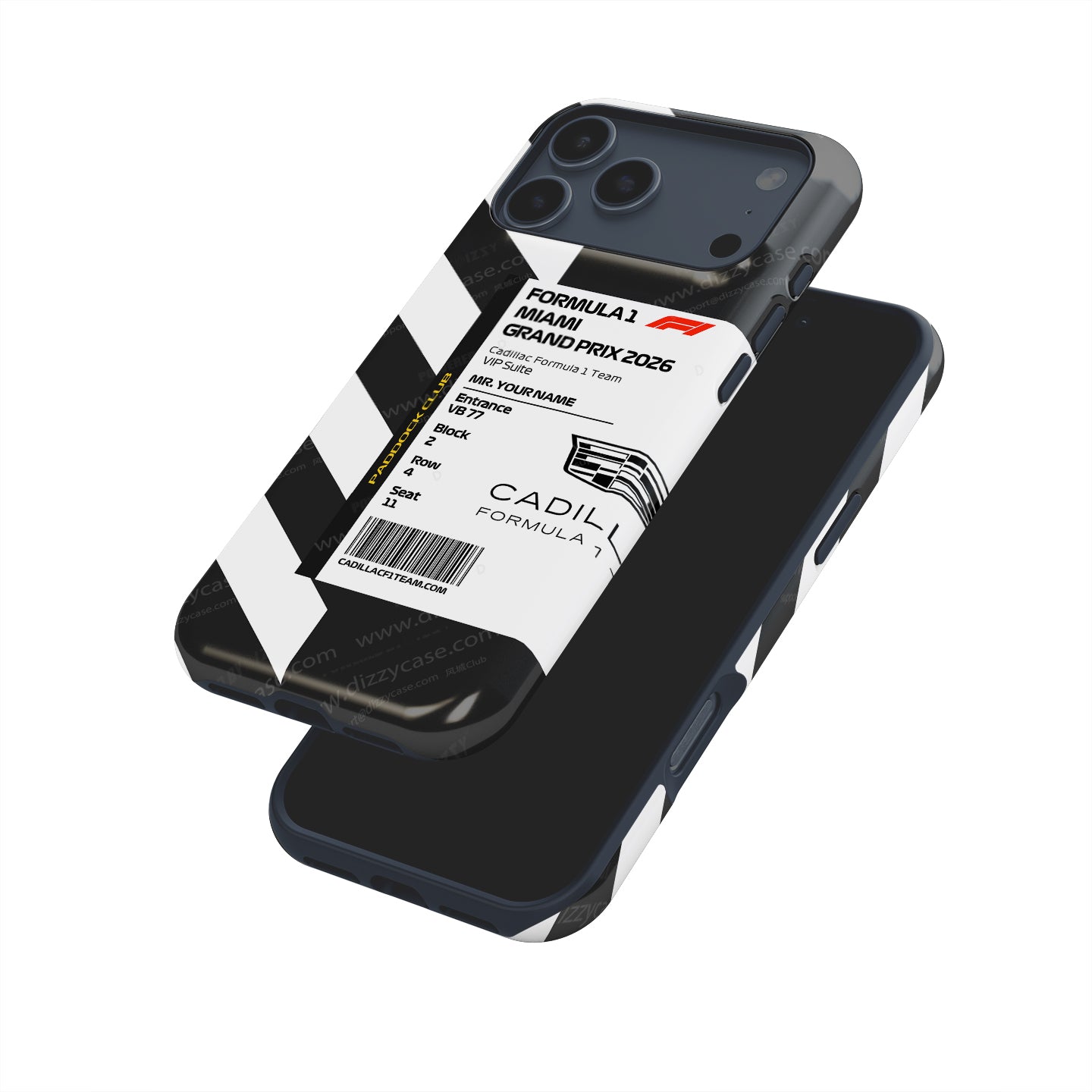 Cadillac VIP Pass iPhone Case - Miami 2026 | DIZZY CASE