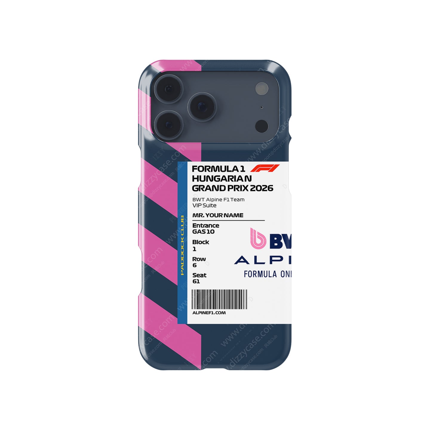 Alpine VIP Pass iPhone Case - Hungary 2026 | DIZZY CASE