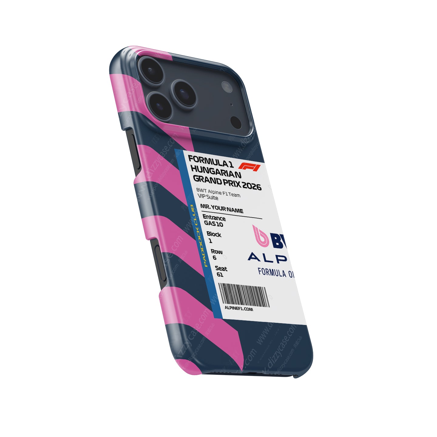 Alpine VIP Pass iPhone Case - Hungary 2026 | DIZZY CASE