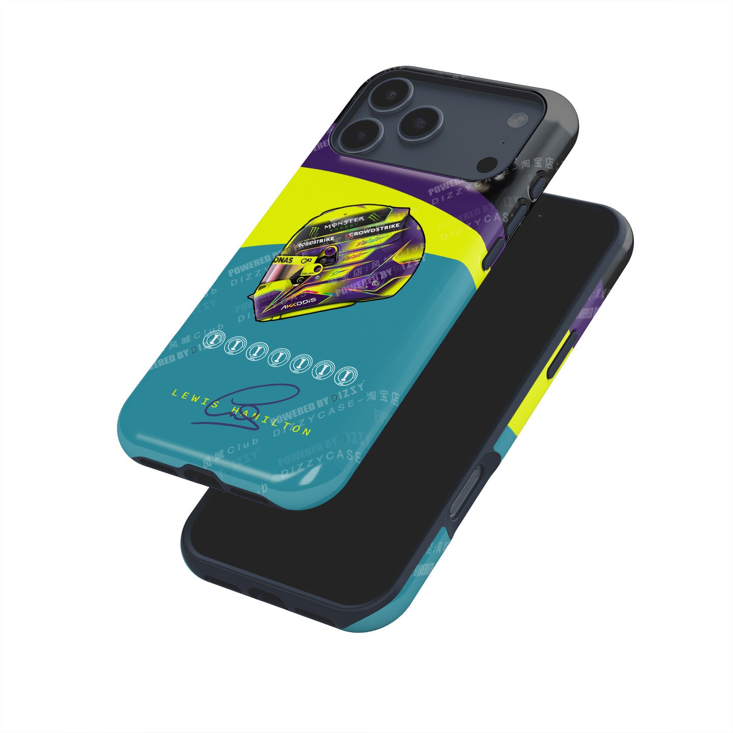 2023 Lewis Hamilton Helmet iPhone Case - Racing Legend Edition