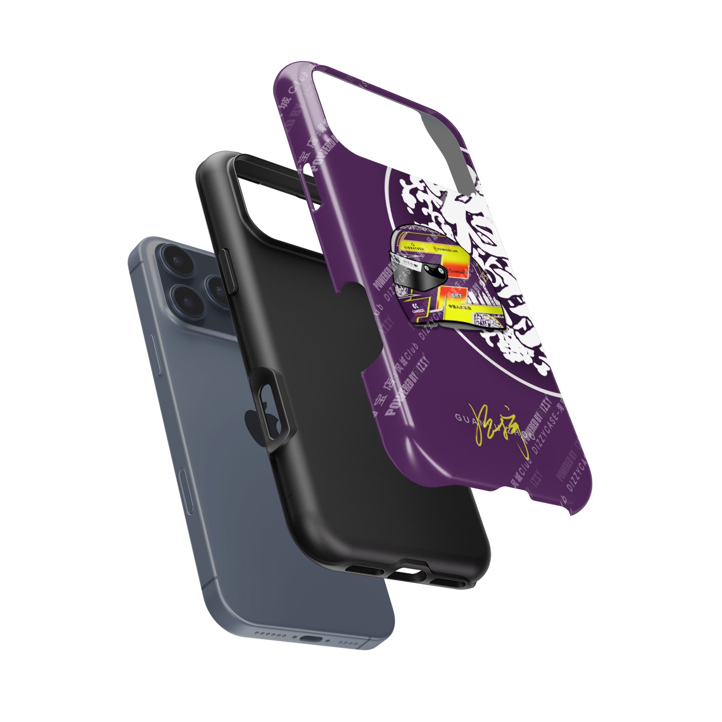 Zhou Guanyu F1 Helmet Phone Case – Stand Out with Style