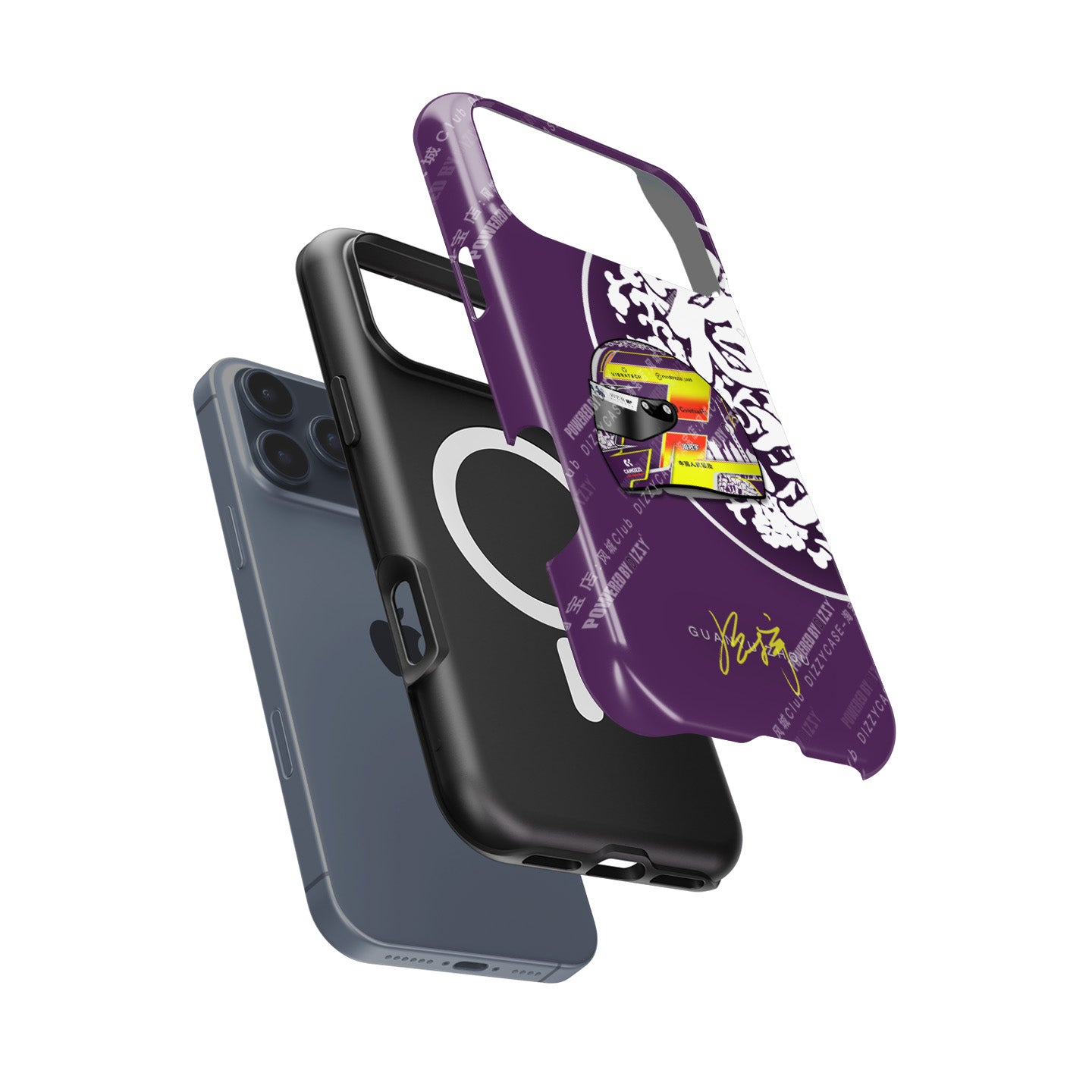 Zhou Guanyu F1 Helmet Phone Case – Stand Out with Style