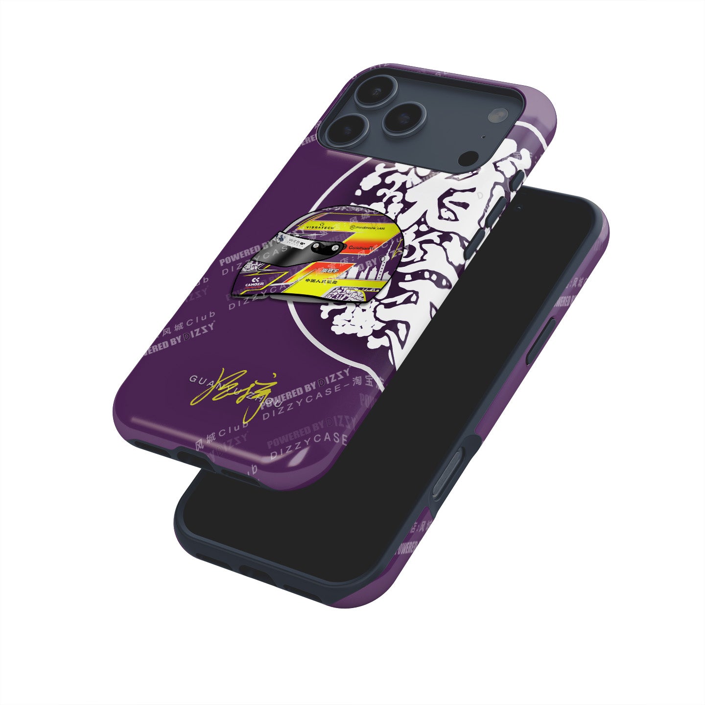 Zhou Guanyu F1 Helmet Phone Case – Stand Out with Style