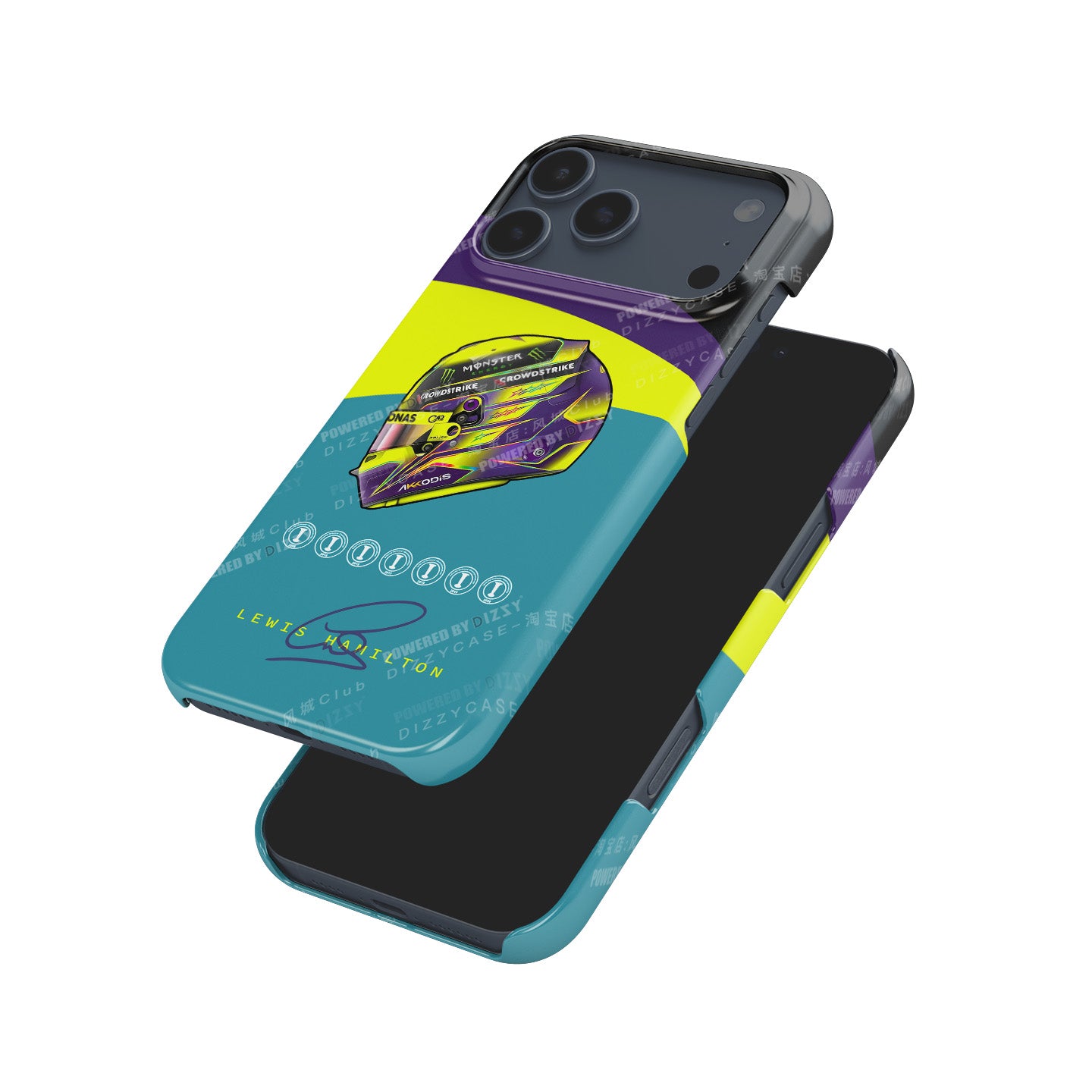 2023 Lewis Hamilton Helmet iPhone Case - Racing Legend Edition