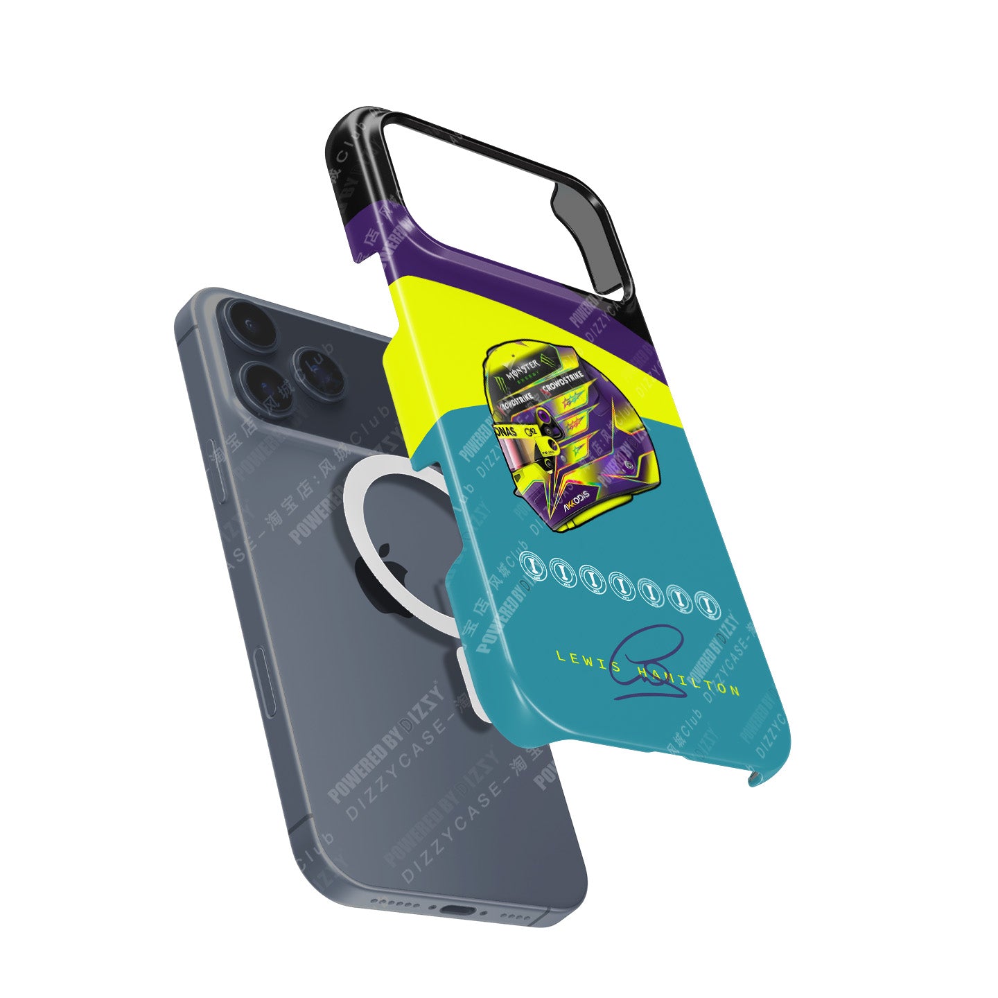 2023 Lewis Hamilton Helmet iPhone Case - Racing Legend Edition