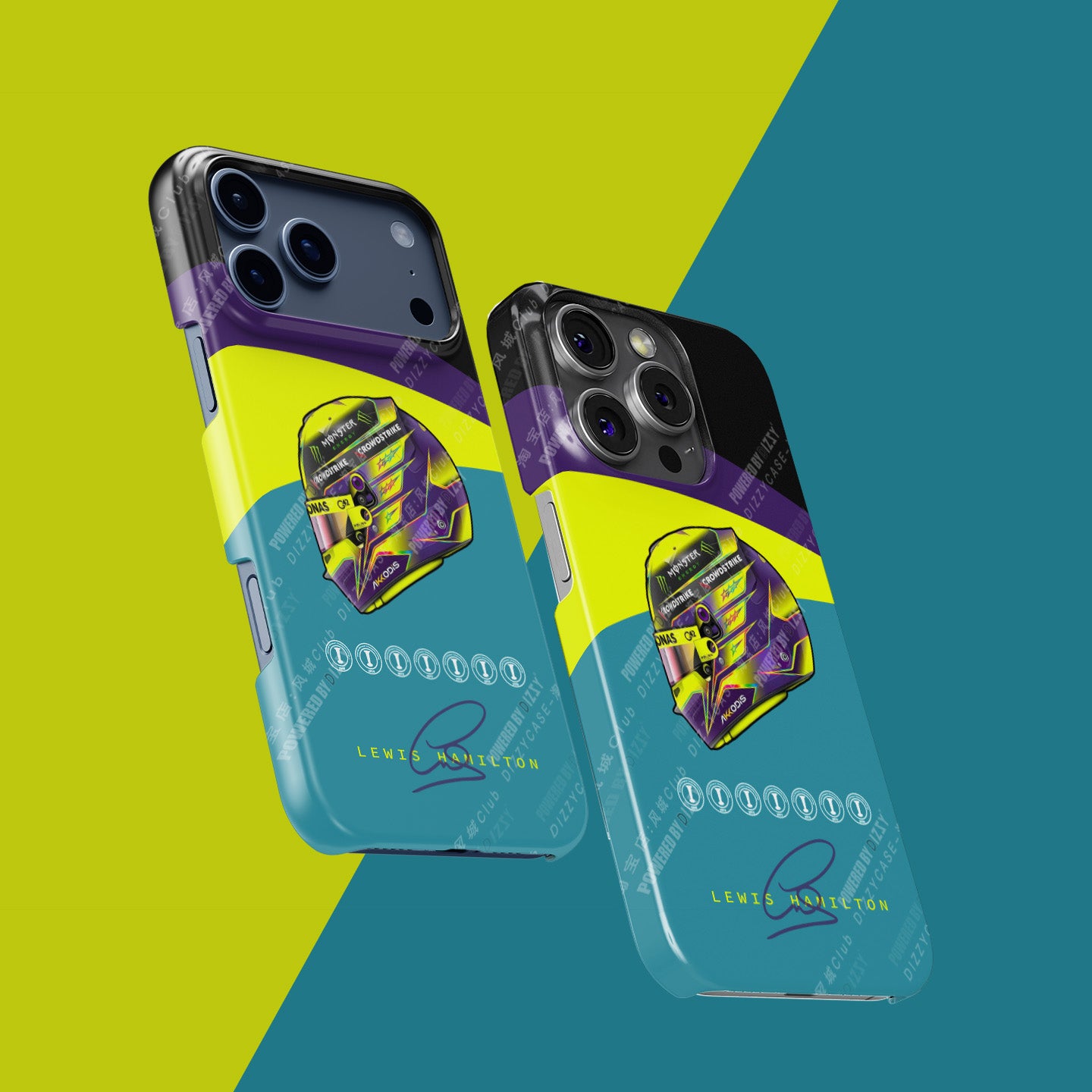 2023 Lewis Hamilton Helmet iPhone Case - Racing Legend Edition