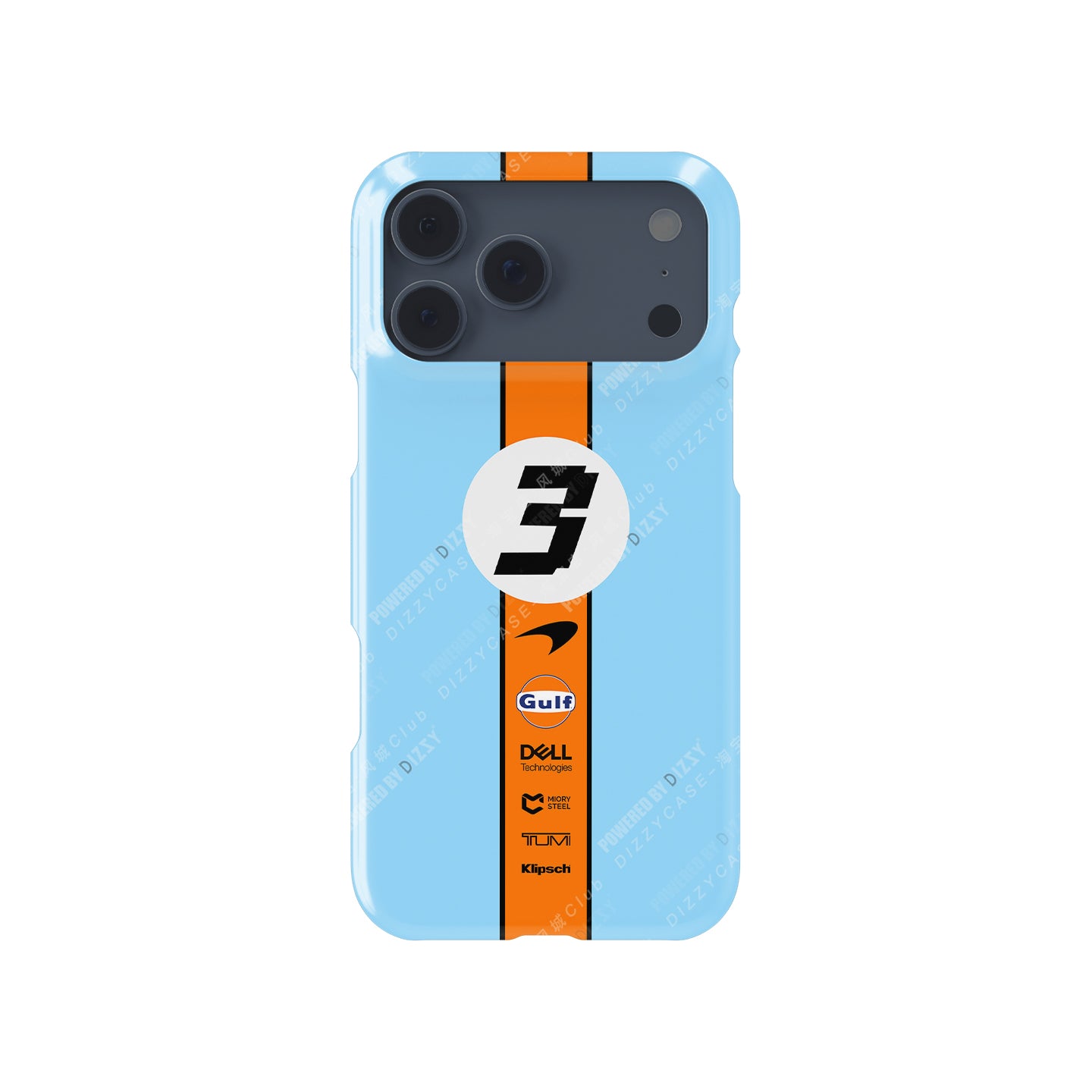 Daniel Ricciardo 2022 iPhone Case - McLaren Gulf Livery