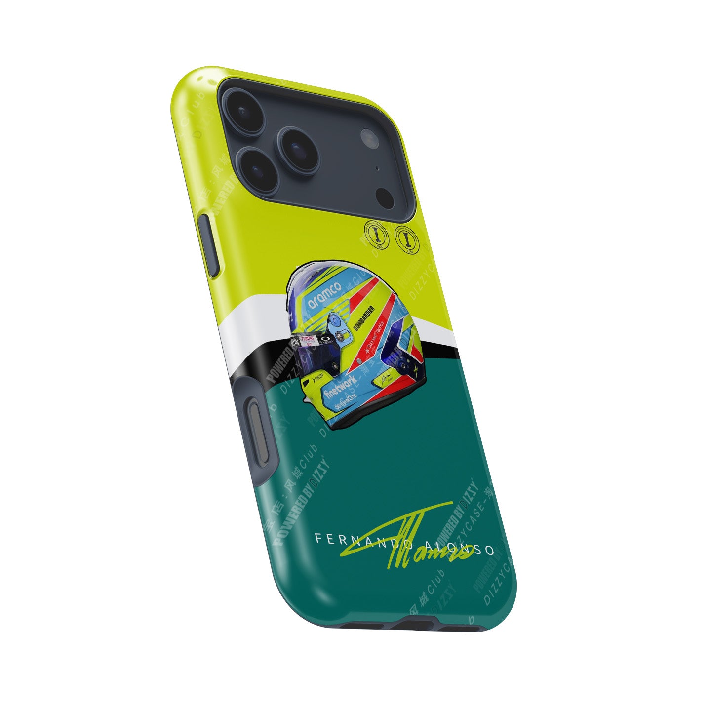 Fernando Alonso 2023 Helmet Phone Case: Stylish & Protective | DIZZY CASE