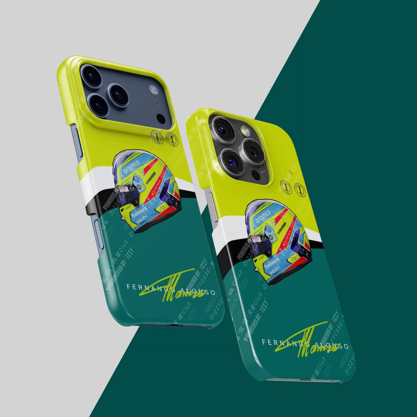 Fernando Alonso 2023 Helmet Phone Case: Stylish & Protective | DIZZY CASE