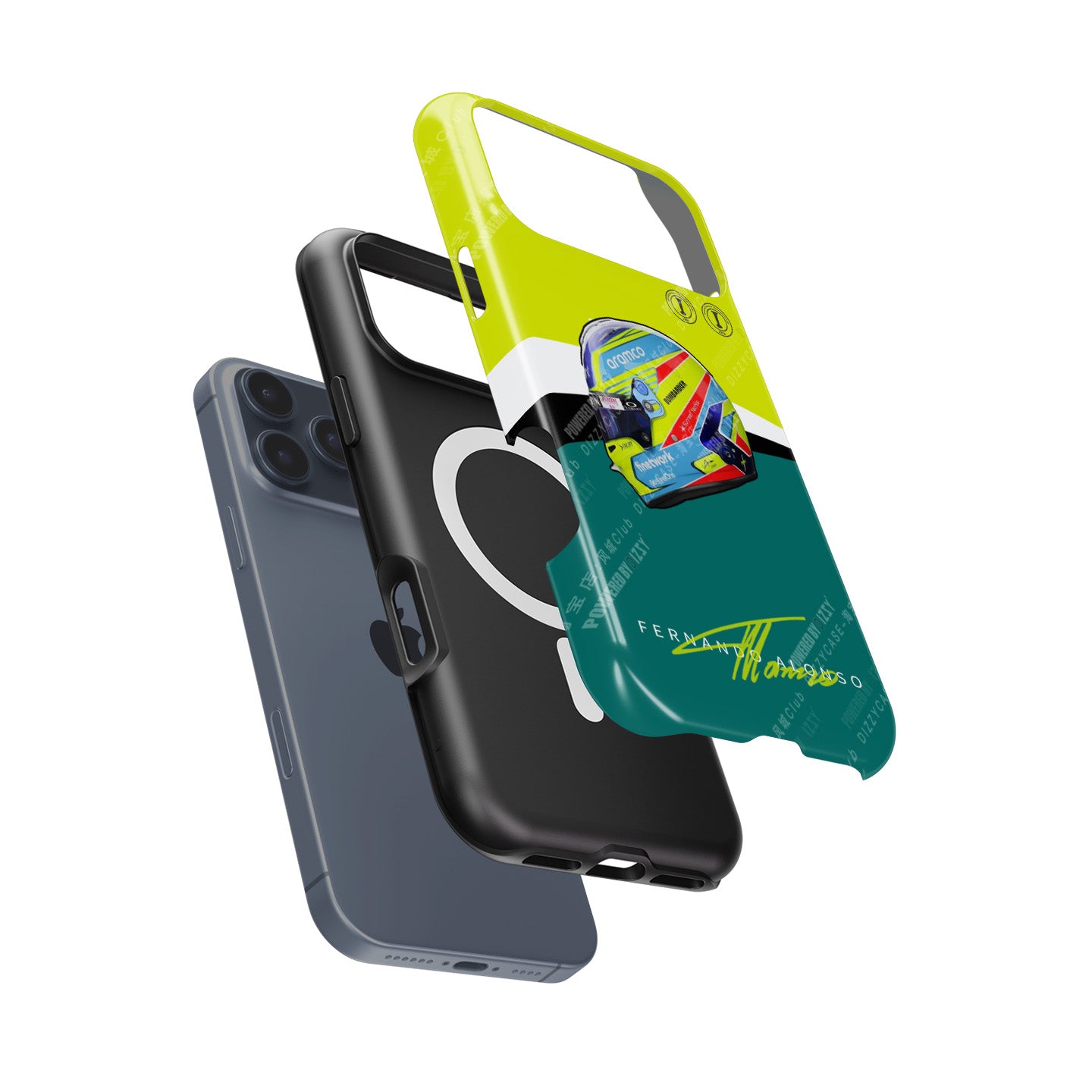 Fernando Alonso 2023 Helmet Phone Case: Stylish & Protective | DIZZY CASE