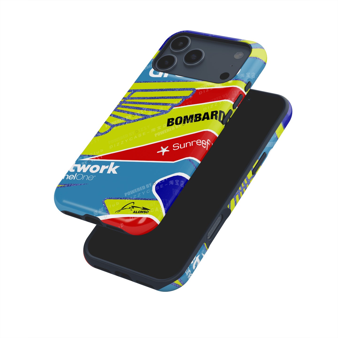 Fernando Alonso 2023 F1 Helmet Case for Apple iPhones | DIZZY CASE