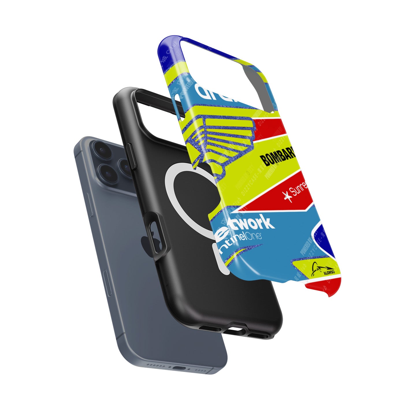 Fernando Alonso 2023 F1 Helmet Case for Apple iPhones | DIZZY CASE