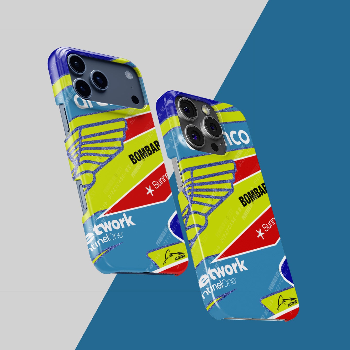 Fernando Alonso 2023 F1 Helmet Case for Apple iPhones | DIZZY CASE