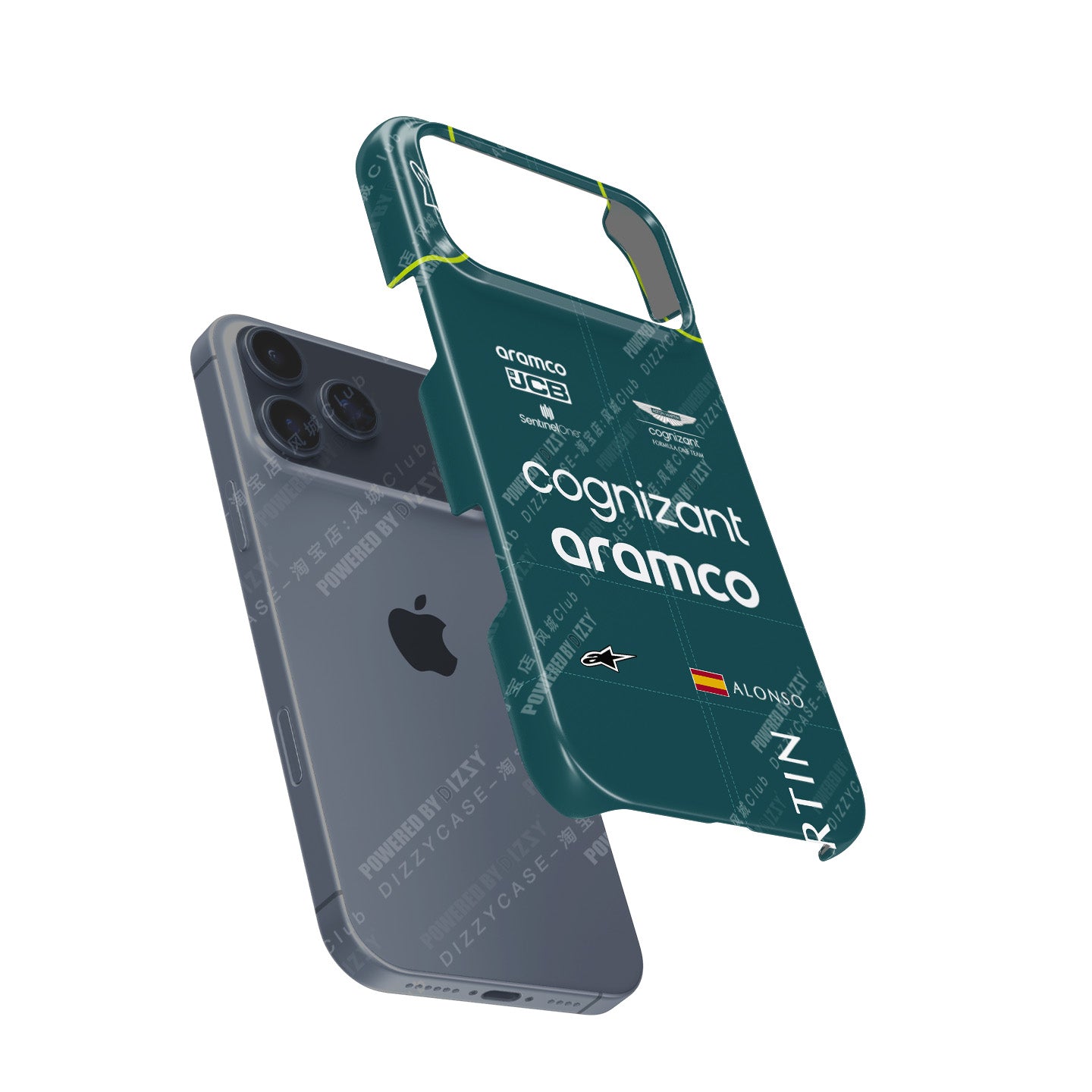 Fernando Alonso 2023 Racing Suit Phone Case – Tough & Stylish | DIZZY CASE