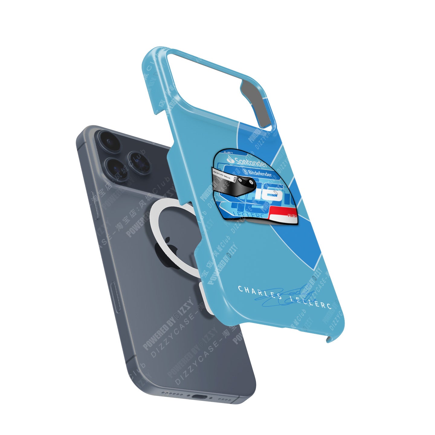 Charles Leclerc 2024 Miami Helmet Phone Case: Sleek & Bold